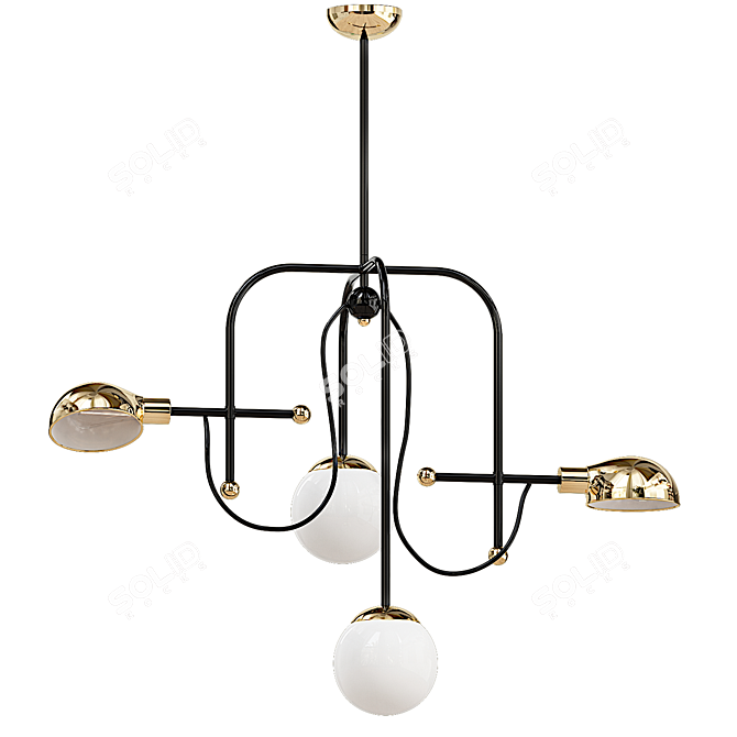 Modern 3D Furniture Model 2013 3D model image 2