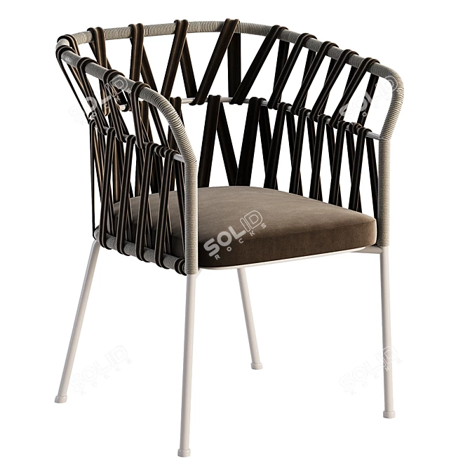  EMMA CROSS Garden Chair by Varaschin 3D model image 2