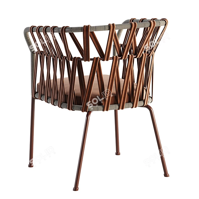  EMMA CROSS Garden Chair by Varaschin 3D model image 3