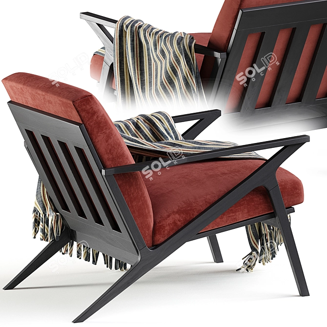 Soto Chair: Elegant Comfort for Any Space 3D model image 3