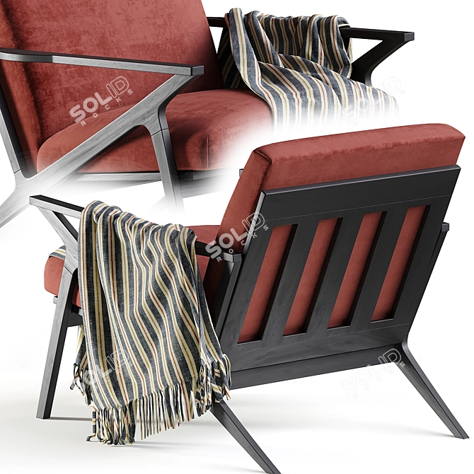 Soto Chair: Elegant Comfort for Any Space 3D model image 4