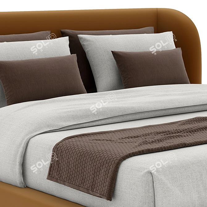  Scandinavian Charm RH Copenhagen Bed 3D model image 10