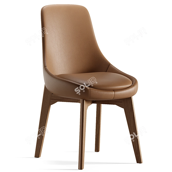 Ditre Italia Linear Chair - 3D Model Render Export 3D model image 2