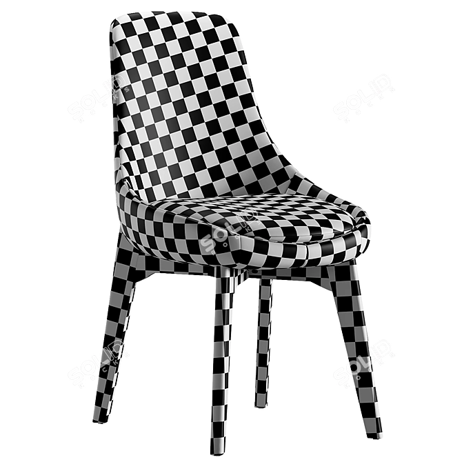 Ditre Italia Linear Chair - 3D Model Render Export 3D model image 3