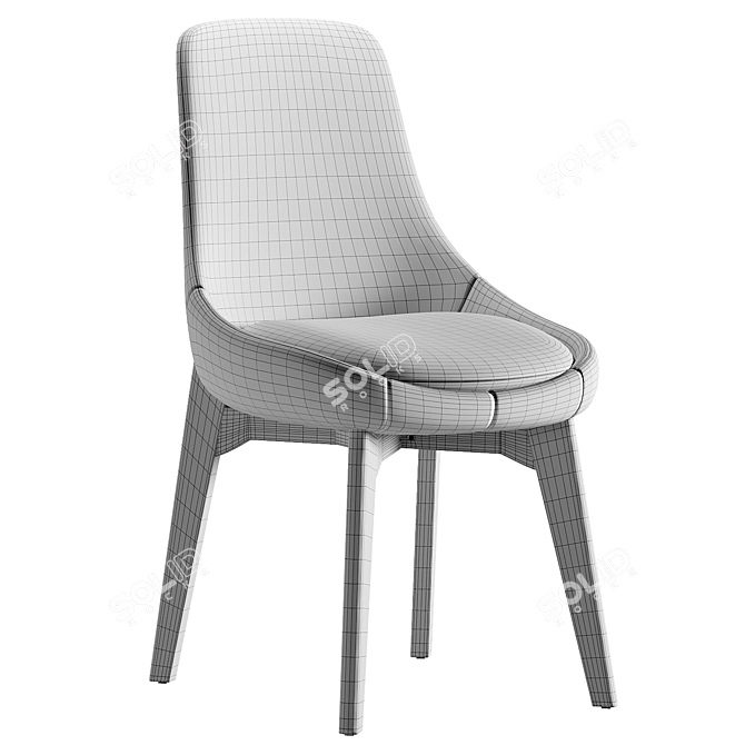 Ditre Italia Linear Chair - 3D Model Render Export 3D model image 4