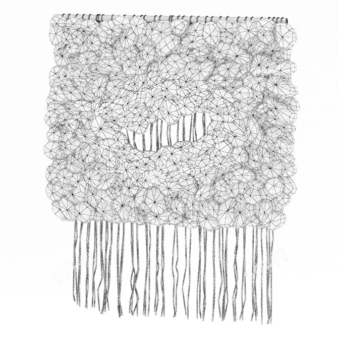 Merino Wool Eco Loom Panel 3D model image 4