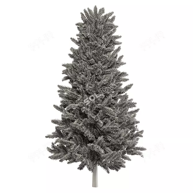 Winter Tree Model No.13 3D model image 2