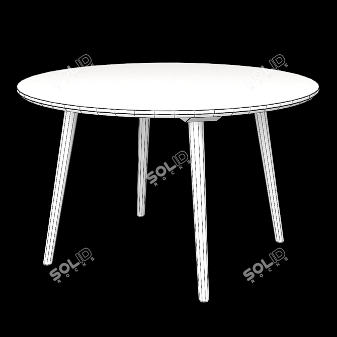 Modern Dining Table Set 180 3D model image 6