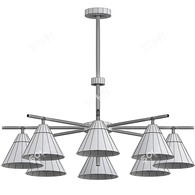 Designer Lamp "Chisa" 3Ds Max 3D model image 2