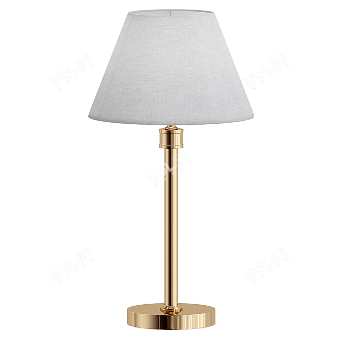 Modern Designer Linum Tab Lamp 3D model image 1