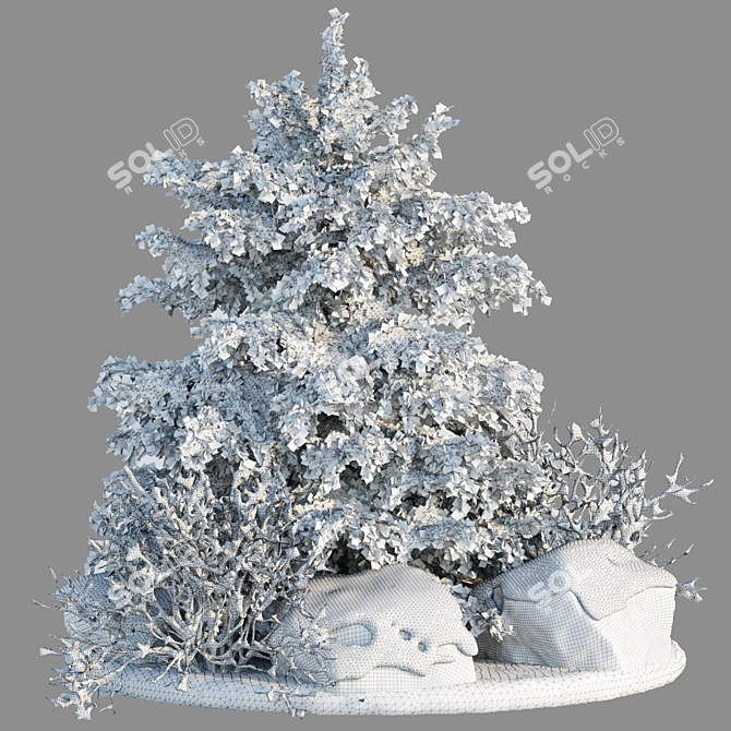 Winter Wonderland 3D Asset Collection 3D model image 4