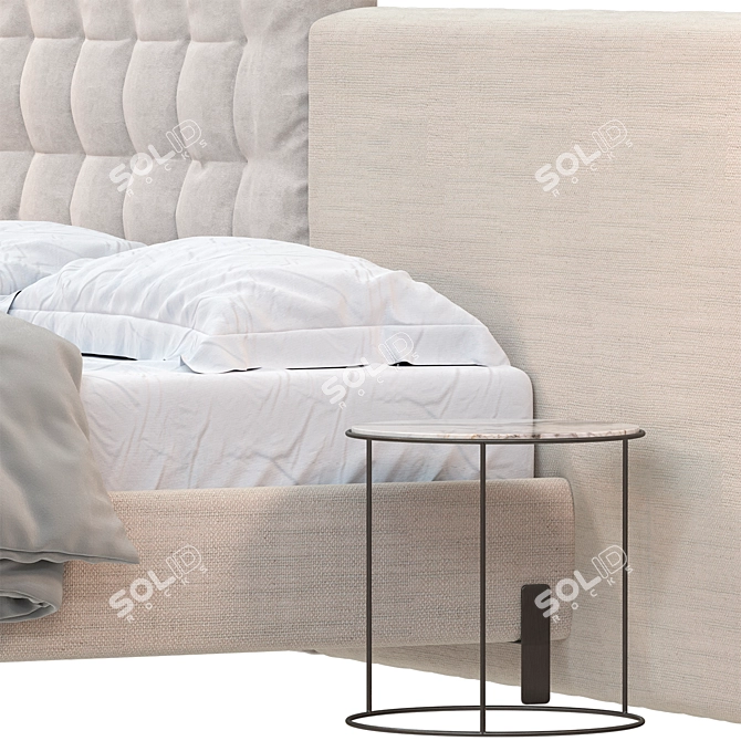 Rosini Pegaso Bed Set 3D model image 3