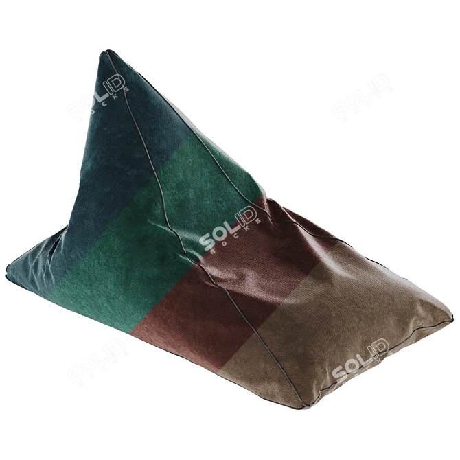 Bean Bag Chair Ottoman Bull 6 3D model image 2