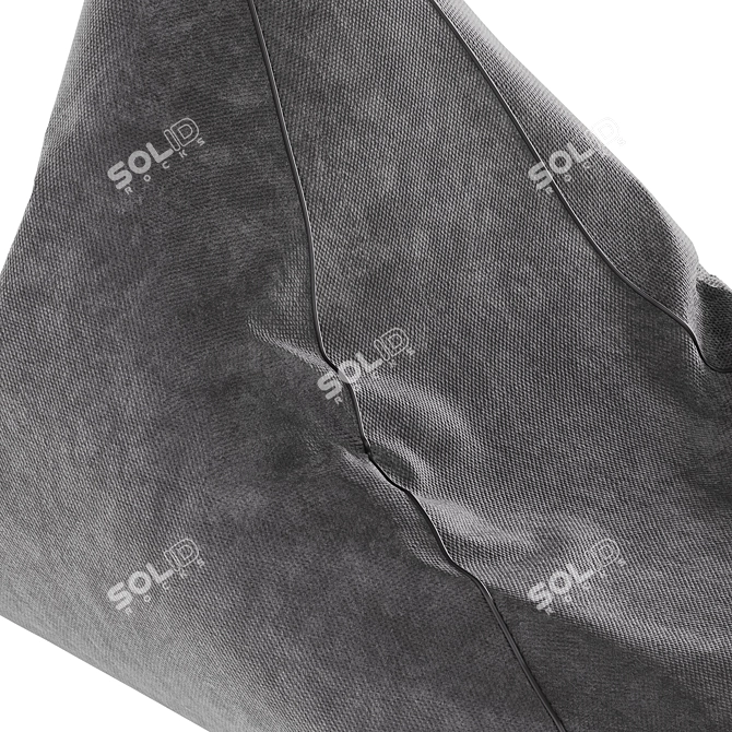 Bean Bag Chair Ottoman Bull 6 3D model image 3