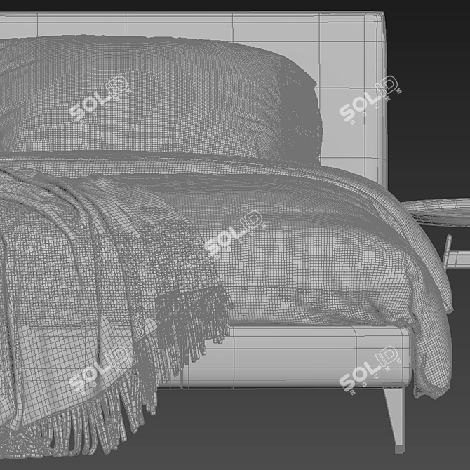 Selene Bed & Husk Table 3D model image 4