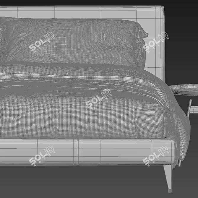 Selene Bed & Husk Table 3D model image 5