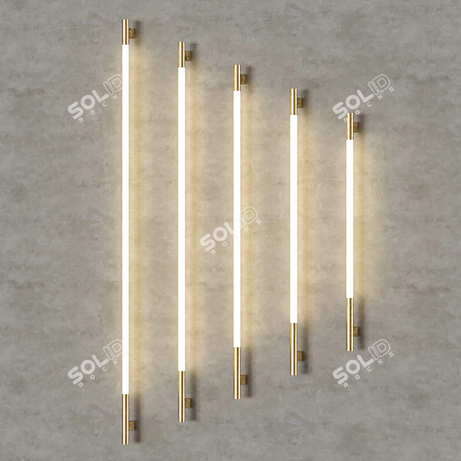 Contemporary Zava Cosima Wall Lamps 3D model image 2