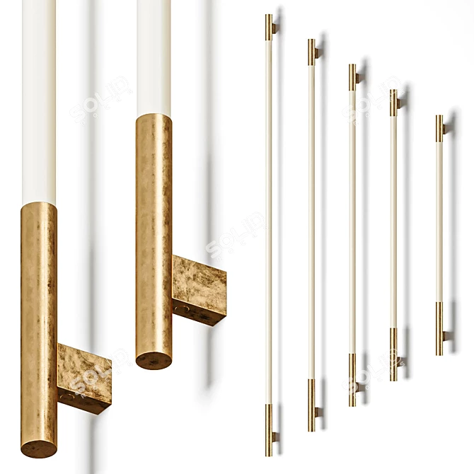 Contemporary Zava Cosima Wall Lamps 3D model image 4