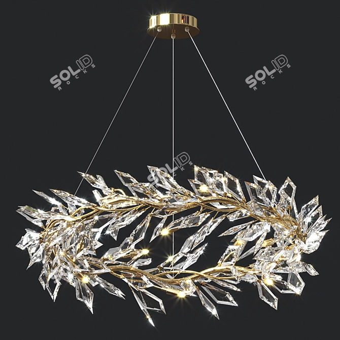 Luxury John Richard Chandelier 3D model image 3