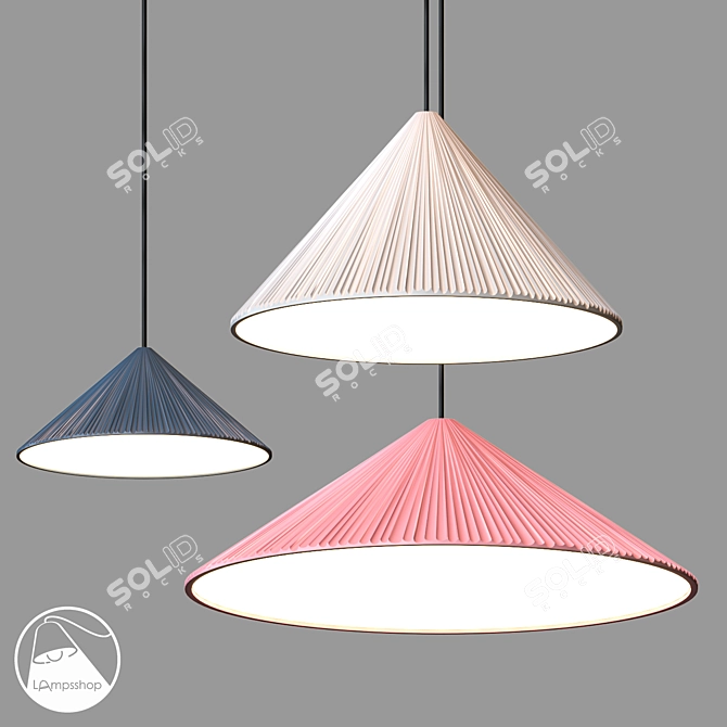 PDL2505 Pendant Umbrella Lamps 3D model image 1