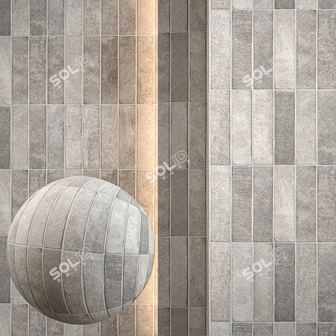 Title: Seamless Texture Set for Pavement 3D model image 1