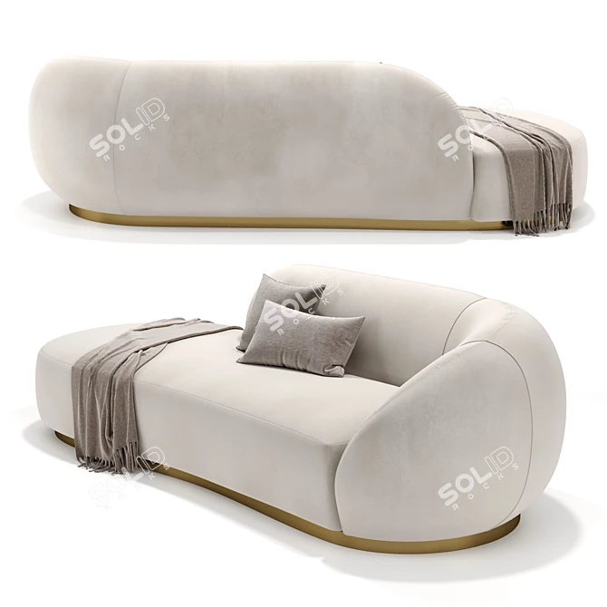 Hills Sofa by Yunusov & K. 3D model image 3