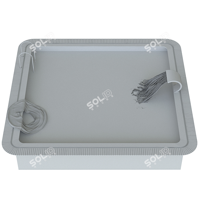 Modern 3D Pool Design 3D model image 2