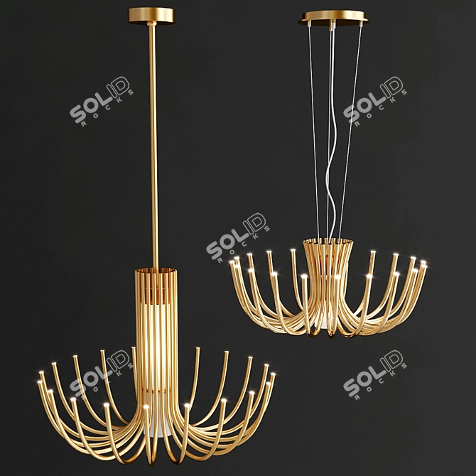 Stardust SO Pendant Light Collection 3D model image 4