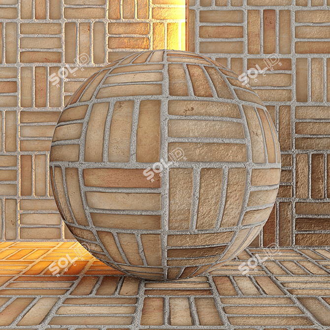 PBR Seamless Texture AY_Brick 3D model image 2