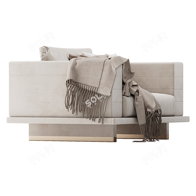 Minimalist Millimeters Malerba MS505 Sofa 3D model image 5