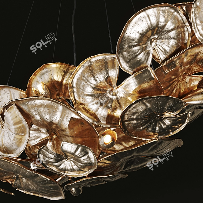 
"Branch-Style Luxury Chandelier: NYMPHEA Vetvi Store 3D model image 4