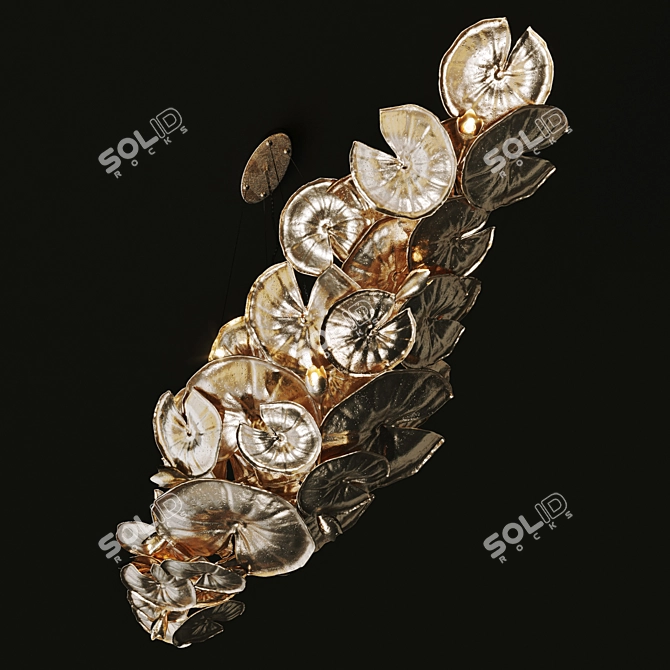 
"Branch-Style Luxury Chandelier: NYMPHEA Vetvi Store 3D model image 5