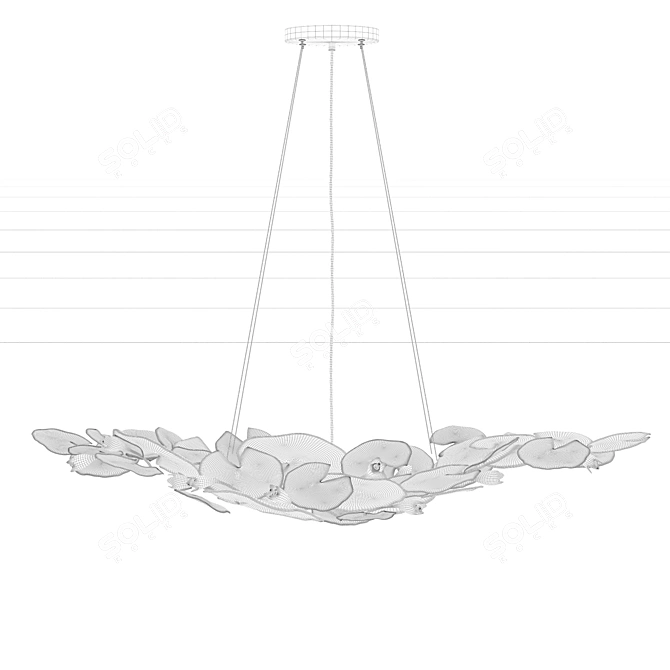 
"Branch-Style Luxury Chandelier: NYMPHEA Vetvi Store 3D model image 6