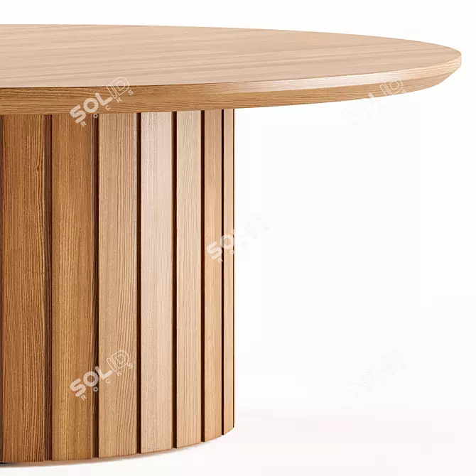 Elegant Benedict Coffee Table, V.2014 3D model image 4