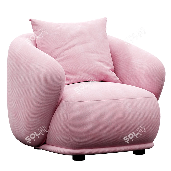 Rene Modern 3D Furniture Model 3D model image 1