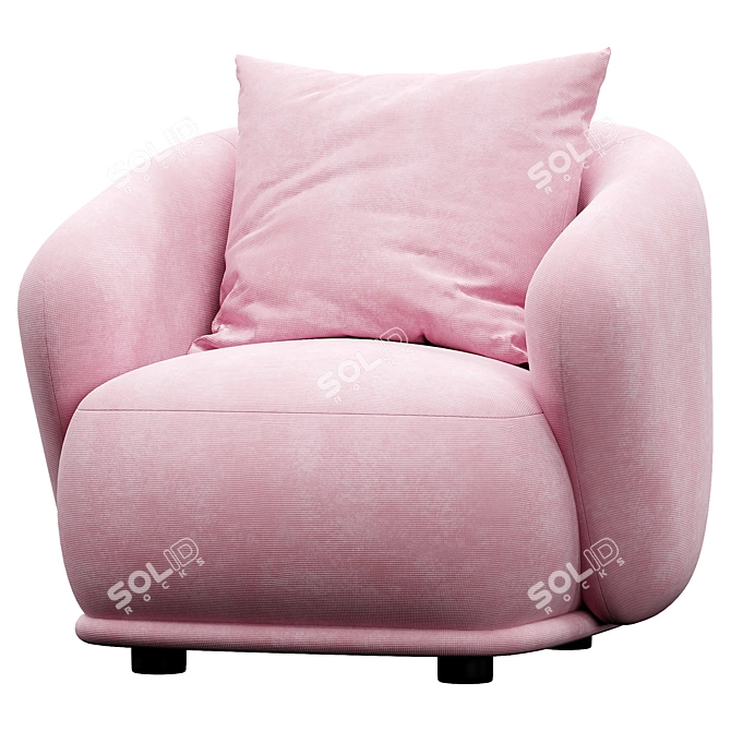 Rene Modern 3D Furniture Model 3D model image 4