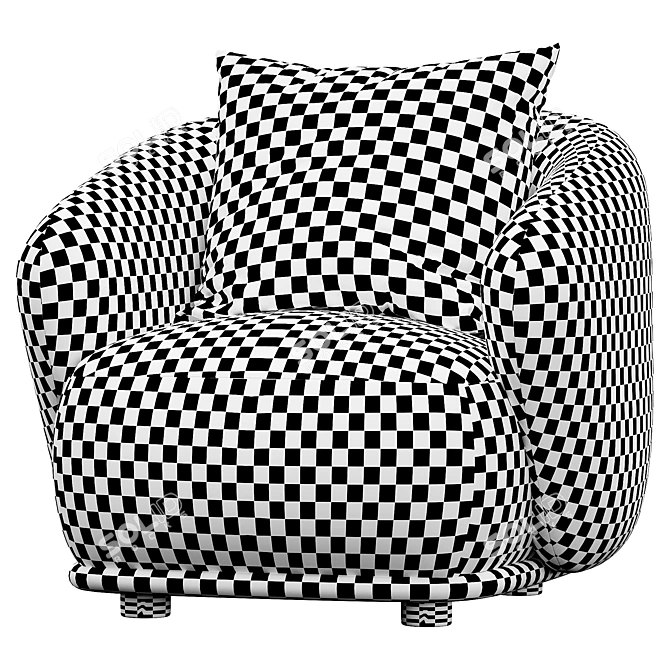 Rene Modern 3D Furniture Model 3D model image 6