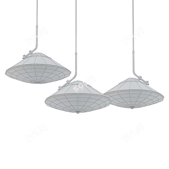 Modern Scandinavian Design Lamp 3D model image 2
