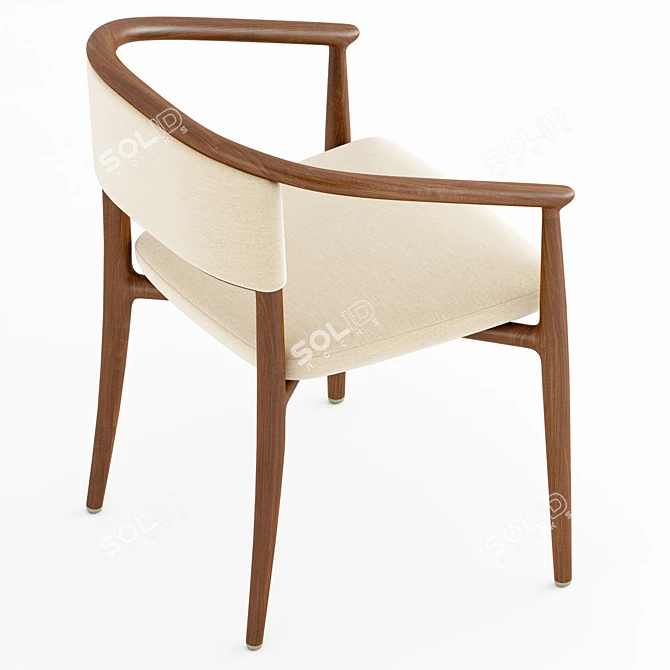 Luxury Sinbad Armchair: Italian Elegance 3D model image 3