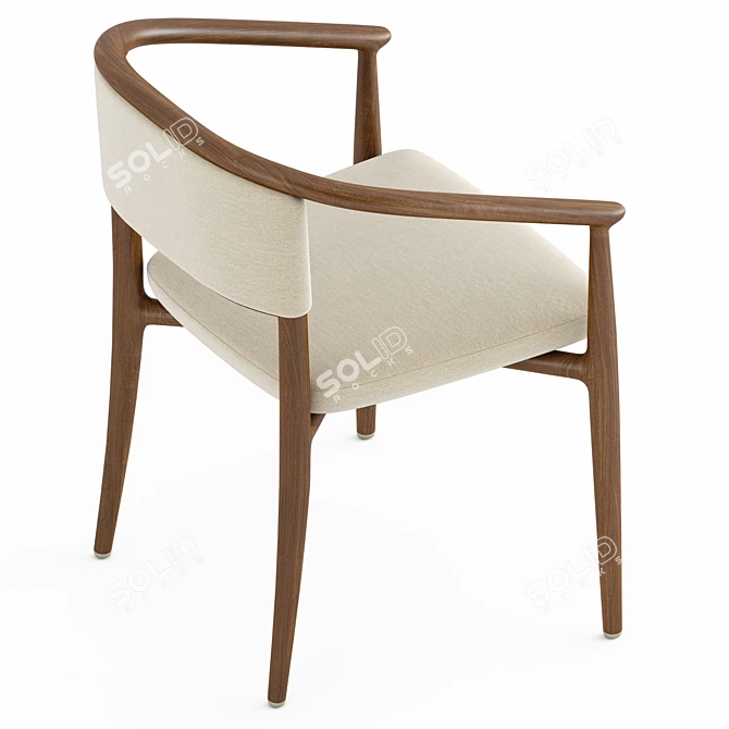 Luxury Sinbad Armchair: Italian Elegance 3D model image 11