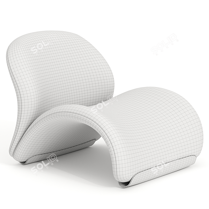  Modern Visit Armchair 2014 Home 3D model image 4