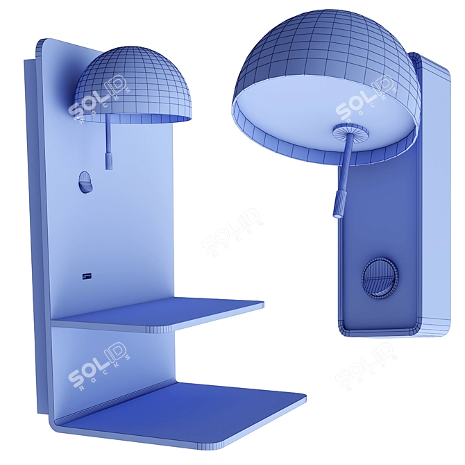  Elegant BEDDY Wall Lamp Collection 3D model image 2