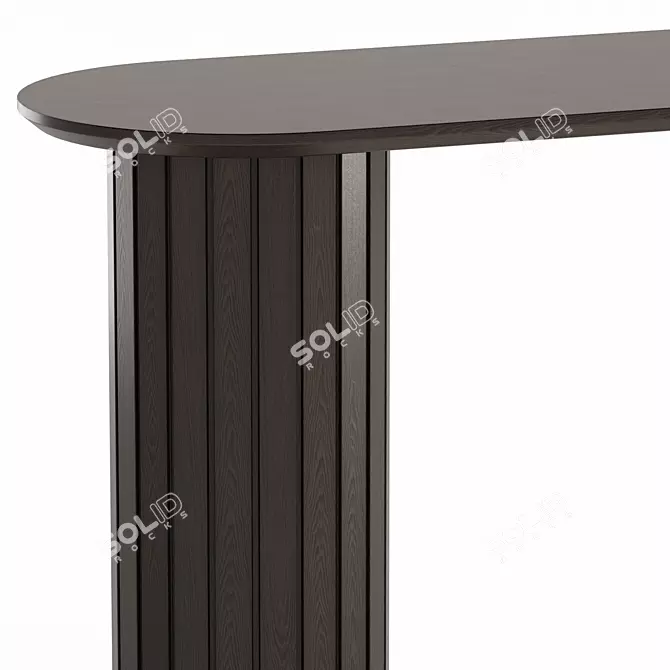 Elegant Benedict Console Table 2014 3D model image 4