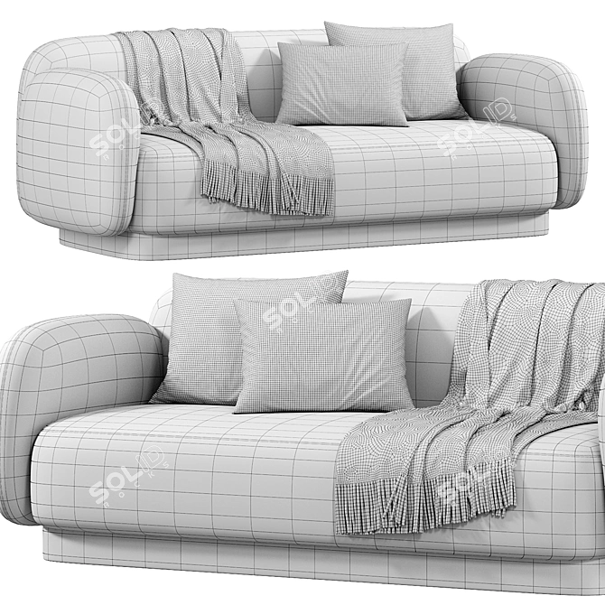 Modern Space Sofa by Maison Dada 3D model image 3