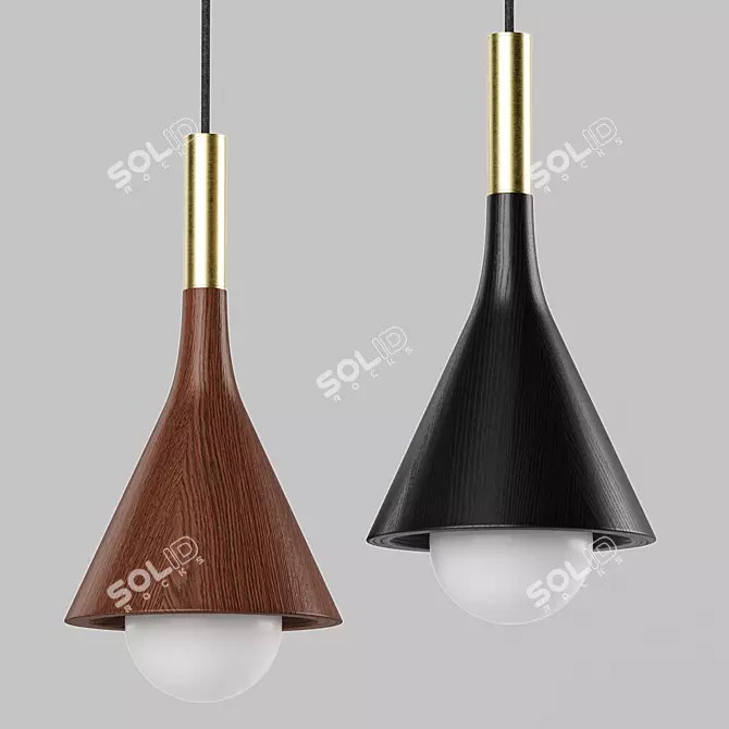 Modern Pendant Lamp Design - Lampatron 3D model image 2