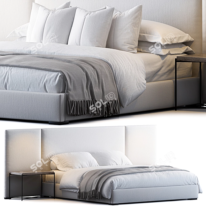 Title: Modena Bed at Restoration Hardware 3D model image 1