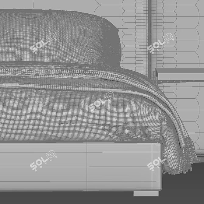 Title: Modena Bed at Restoration Hardware 3D model image 5