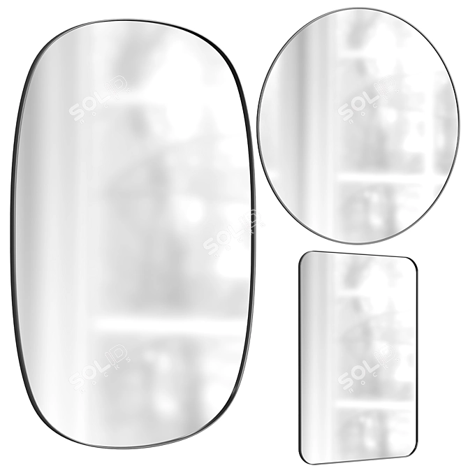 Elegant Reflective SAMI, GLENCOE, GALLEGOS 3D model image 1