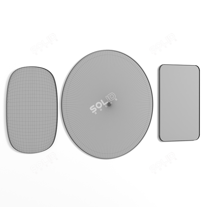 Elegant Reflective SAMI, GLENCOE, GALLEGOS 3D model image 5