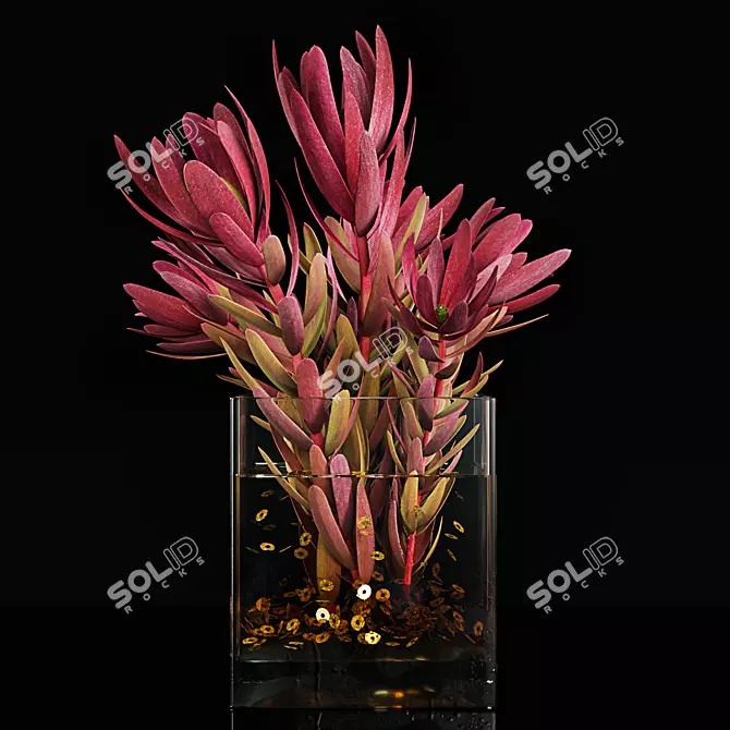 Modern Plant 3D Model Kit 3D model image 1